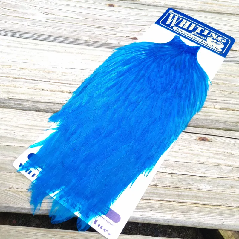 Whiting American Rooster Cape in Kingfisher Blue-5