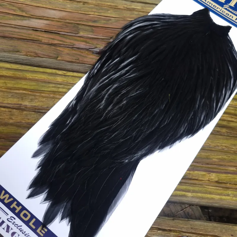 Whiting American Rooster Cape in  Black-4