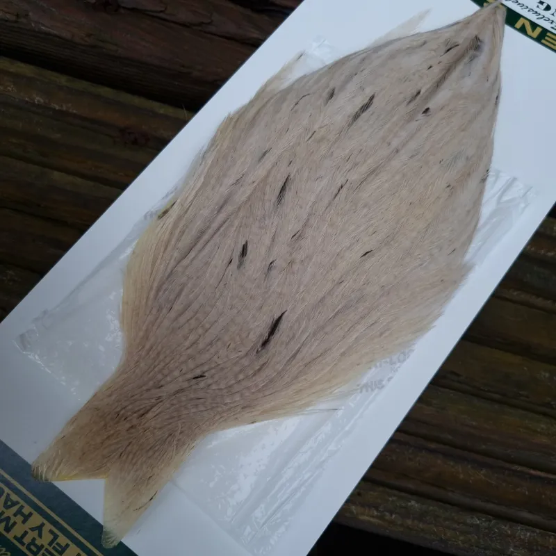 Whiting Hebert Miner Hen Cape in Pale Watery Dun-1