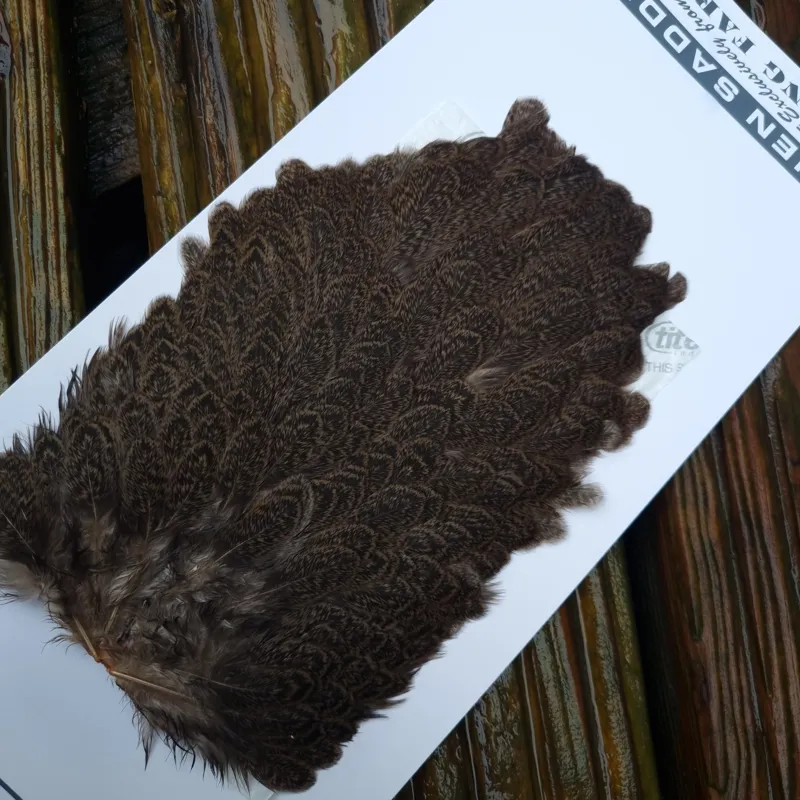 Whiting Brahma Hen Saddle in Tan-3