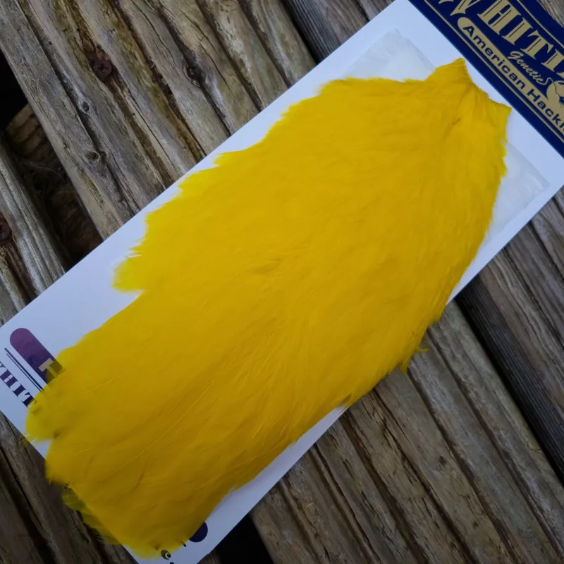 Whiting American Hen Cape in Yellow
