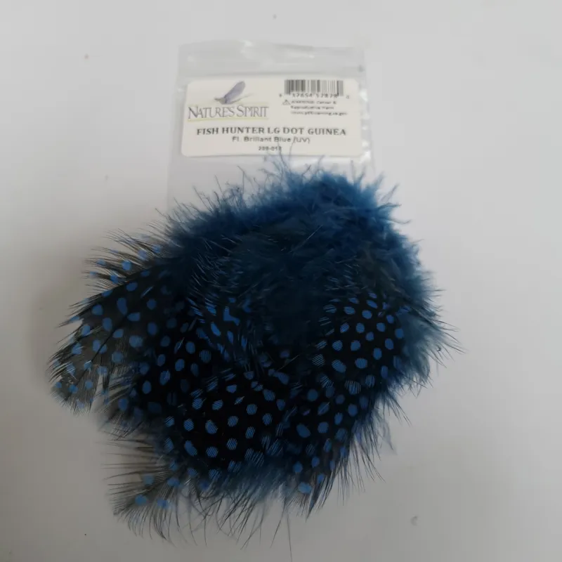 Natures Spirit Fish Hunter Large Dot Guinea Fowl Hackles-5