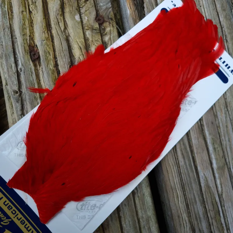 Whiting American Hen Cape in Red-1