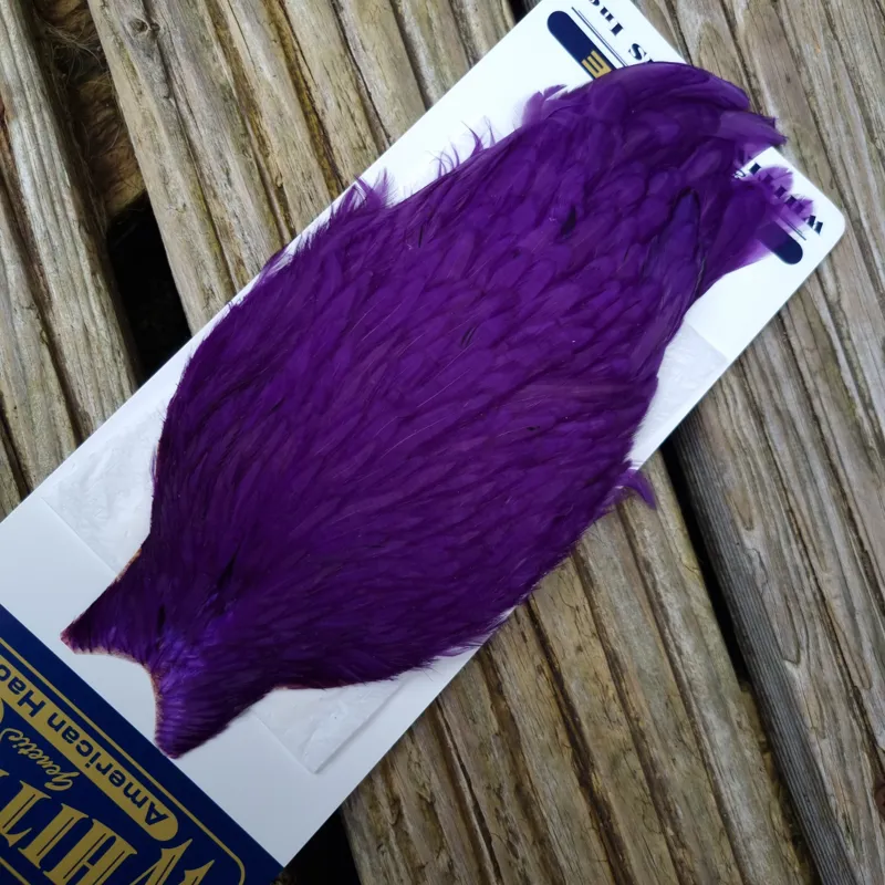 Whiting American Hen Cape in Purple-1