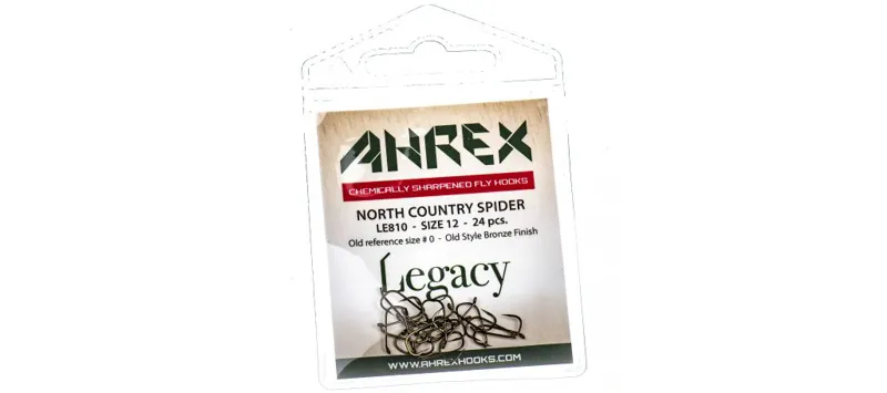 Ahrex LE810 Legacy North Country Spider Barbed Hook-3
