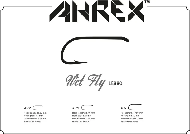 Ahrex LE880 Legacy Wet Fly Barbed Hook-1