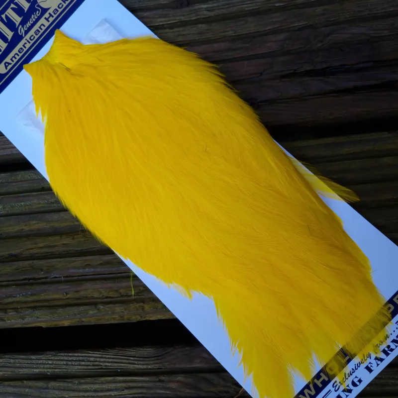 Whiting American Rooster Cape in  Yellow