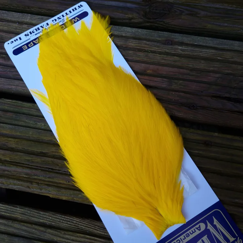 Whiting American Rooster Cape in  Yellow-1