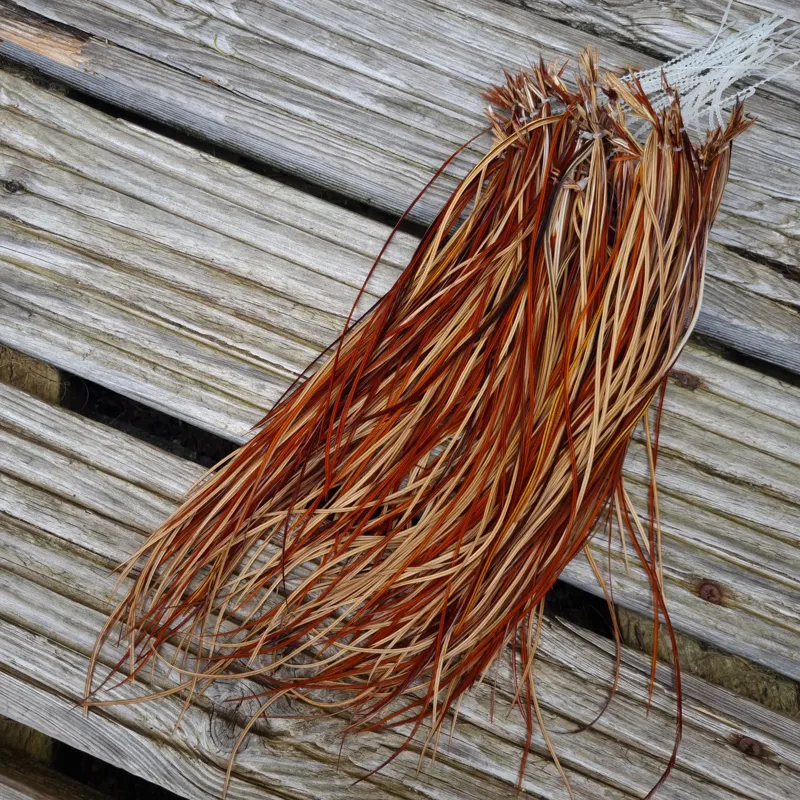 Lakeland Fly-Tying Extra Select Dry Fly Saddle Hackle Packs The Baker's Dozen in Brown Red Game-2