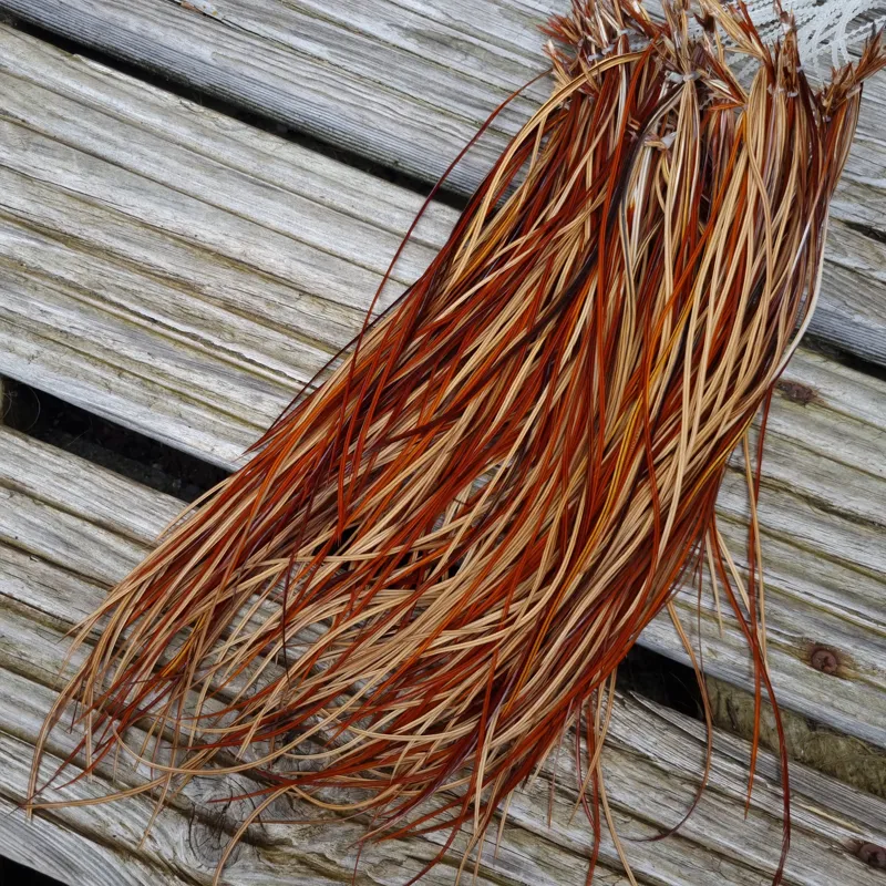Lakeland Fly-Tying Extra Select Dry Fly Saddle Hackle Packs The Baker's Dozen in Brown Red Game