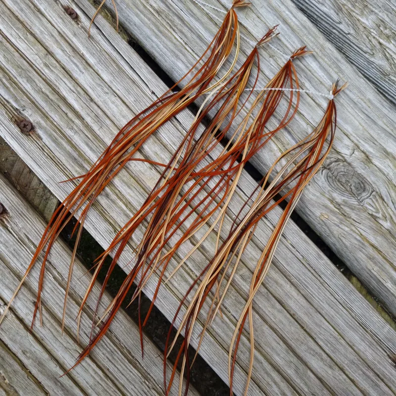 Lakeland Fly-Tying Extra Select Dry Fly Saddle Hackle Packs The Baker's Dozen in Brown Red Game-4