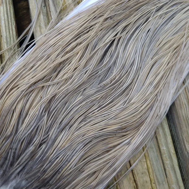 Whiting Pro-Grade Midge Rooster Saddle in Natural Dun/ Light Blue Dun/Medium Blue Dun Badger/Champagne Blue Dun Badger B Tying Approx 14/16/18/20-2