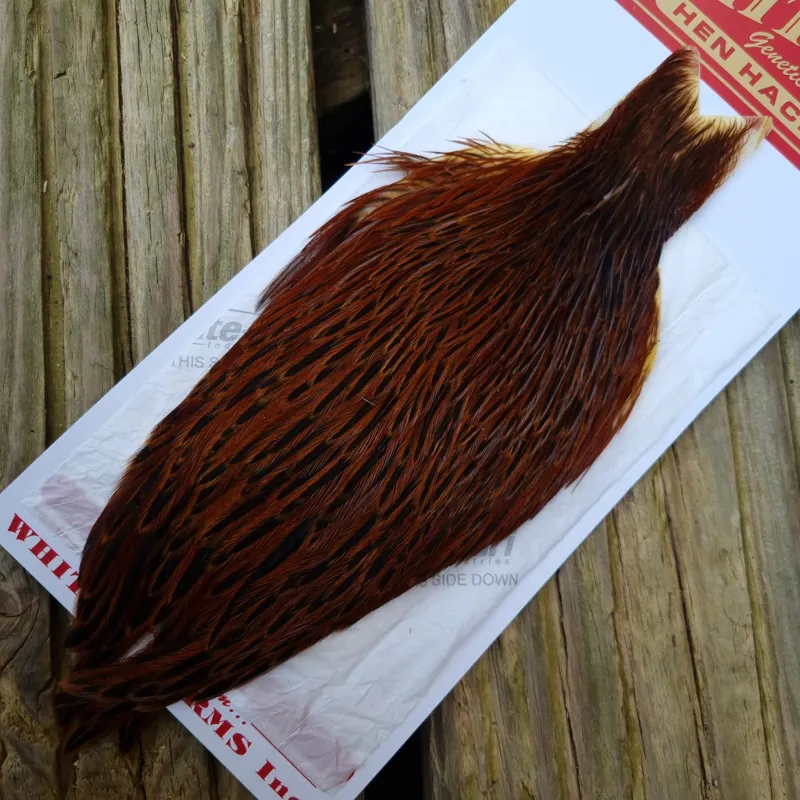 Whiting Hen Cape in Brown Furnace A