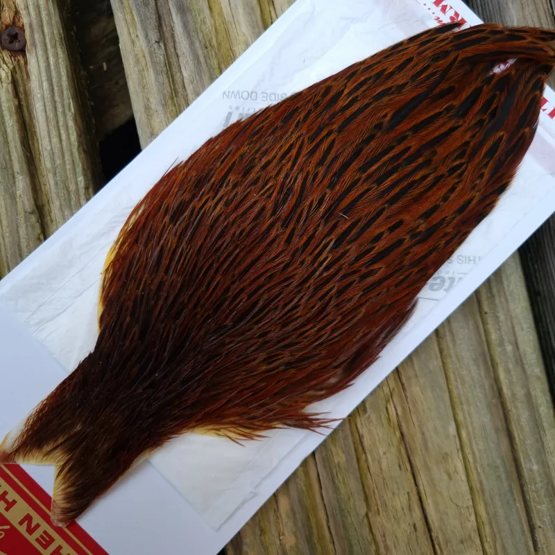 Whiting Hen Cape in Brown Furnace A-1