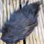 Whiting Spey Bird Fur in Black