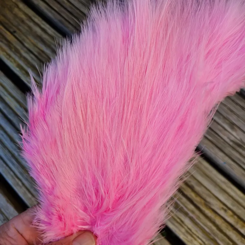 Whiting Spey Bird Fur in Shell Pink-3