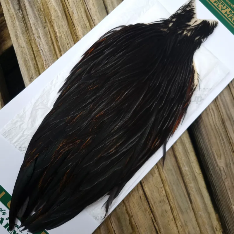 Whiting Hebert Miner Hen Cape in Natural Black C-3