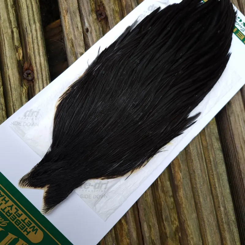 Whiting Hebert Miner Hen Cape in Natural Black F-1