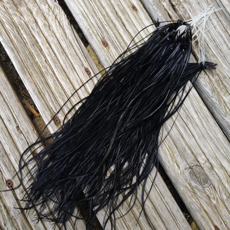 Lakeland Fly-Tying Extra Select Dry Fly Saddle Hackle Packs The Baker's Dozen in Black-2