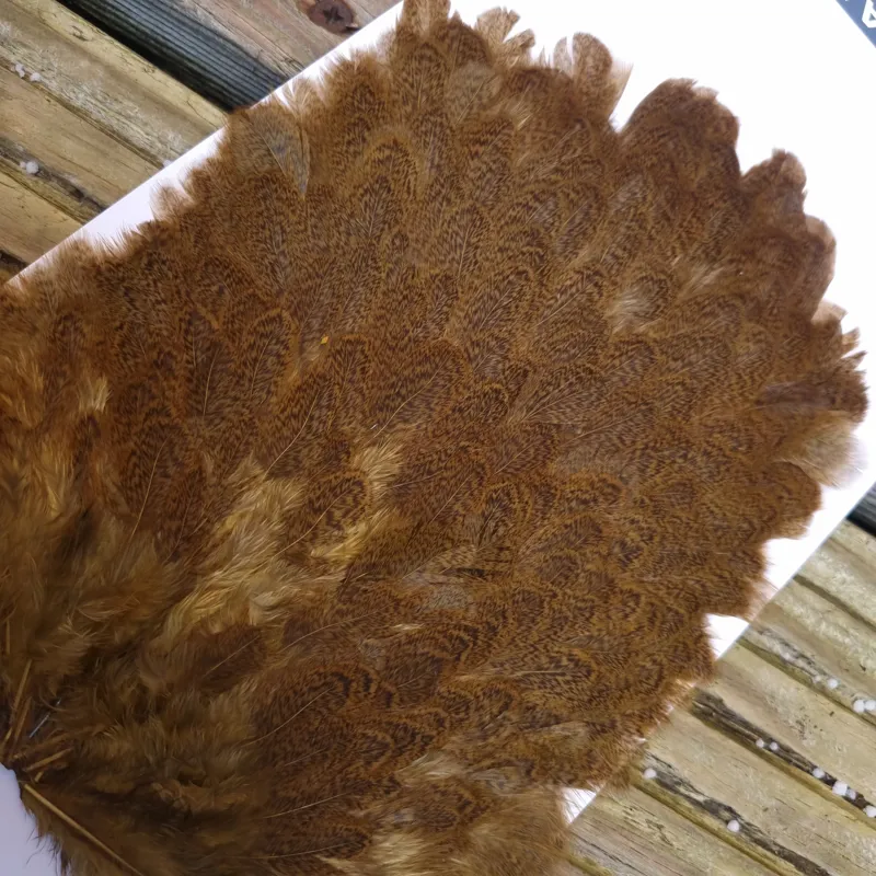 Whiting Brahma Hen Saddle in Golden Olive-6