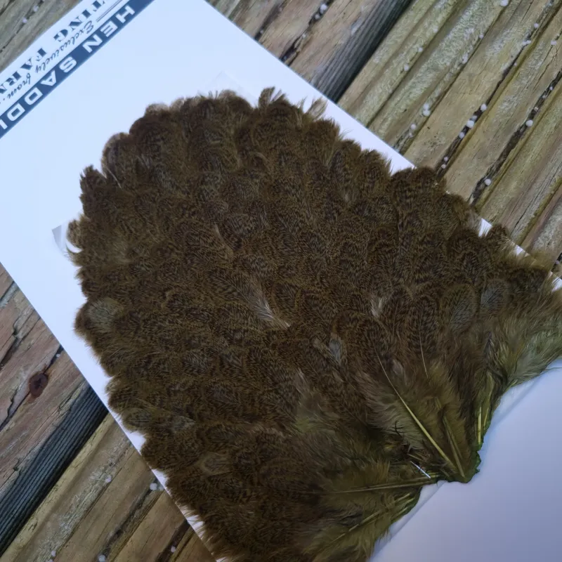 Whiting Brahma Hen Saddle in Olive-11