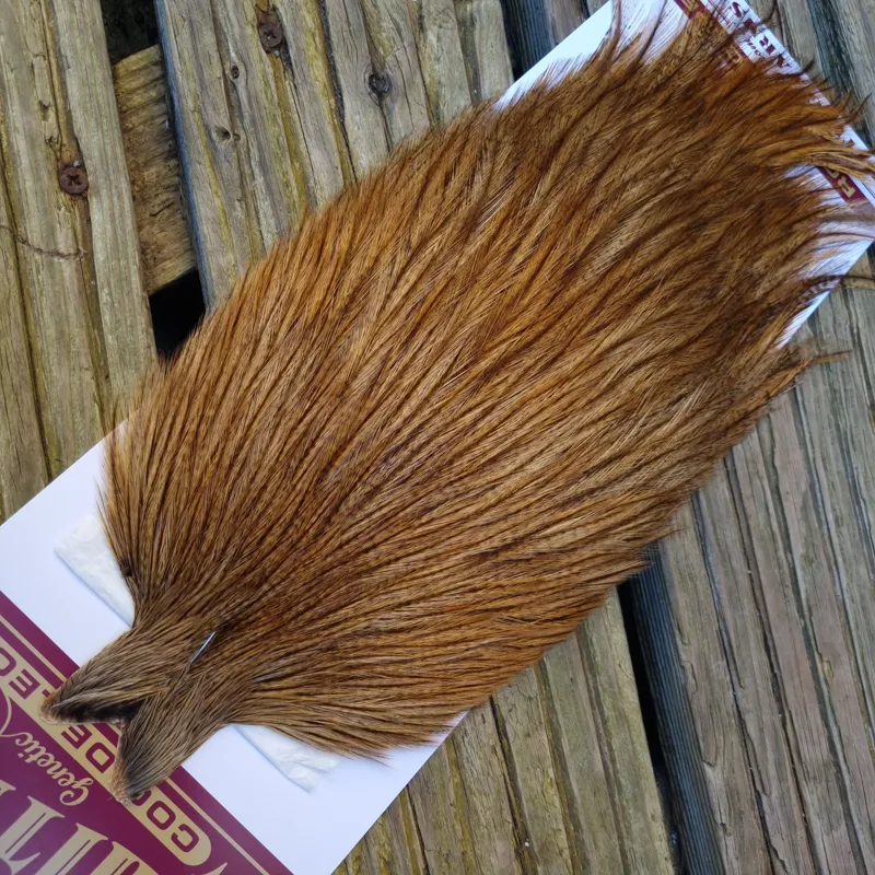 Whiting Coq de Leon Rooster Cape in Ginger Pardo A-2