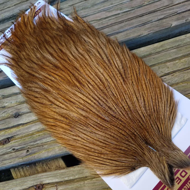 Whiting Coq de Leon Rooster Cape in Ginger Pardo A-5