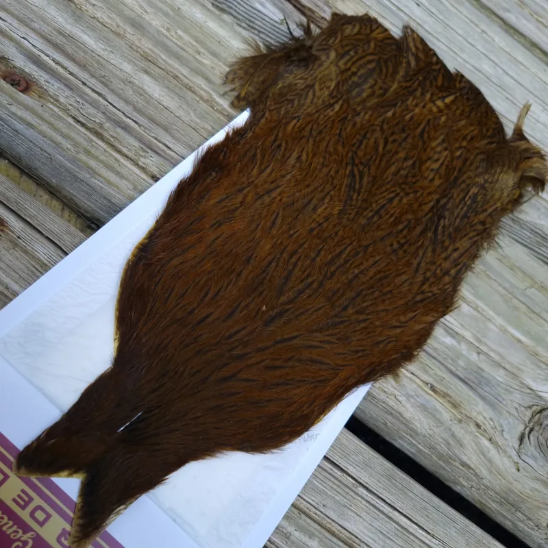 Whiting Coq de Leon Hen Cape in Speckled Golden Olive-3