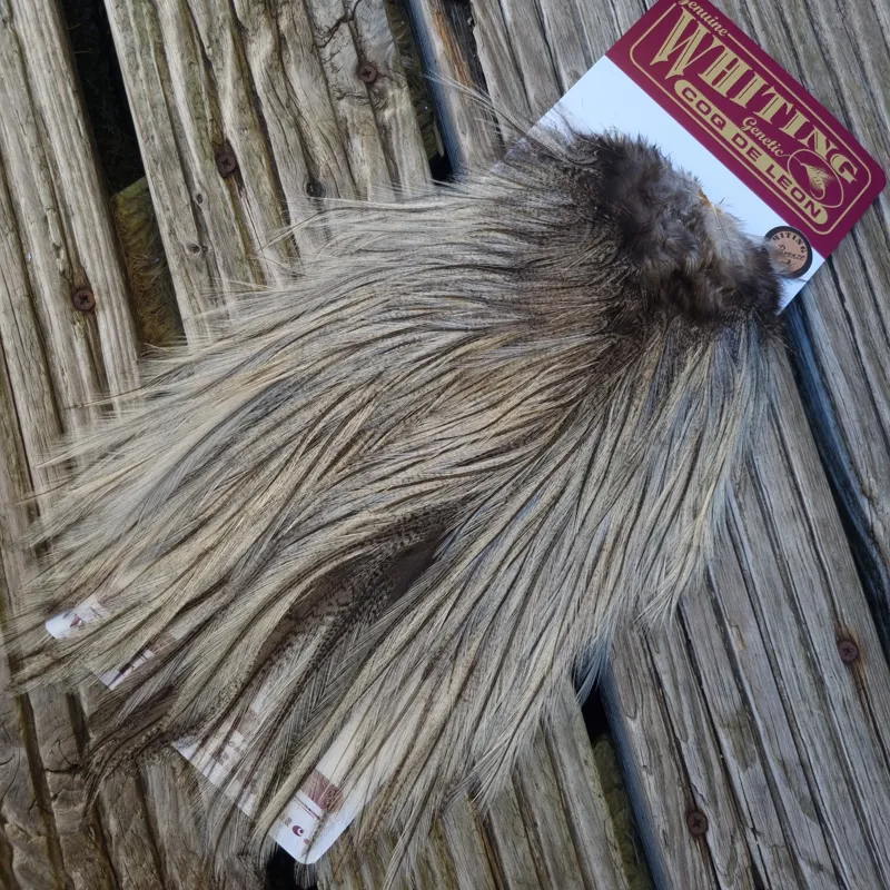 Whiting Coq de Leon Bronze Grade Rooster Saddle in Cream Badger B-1