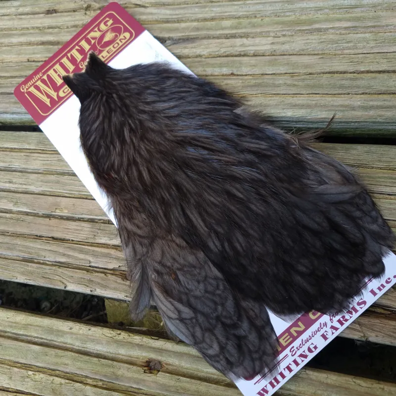 Whiting Coq de Leon Hen Cape in Natural Dun-1