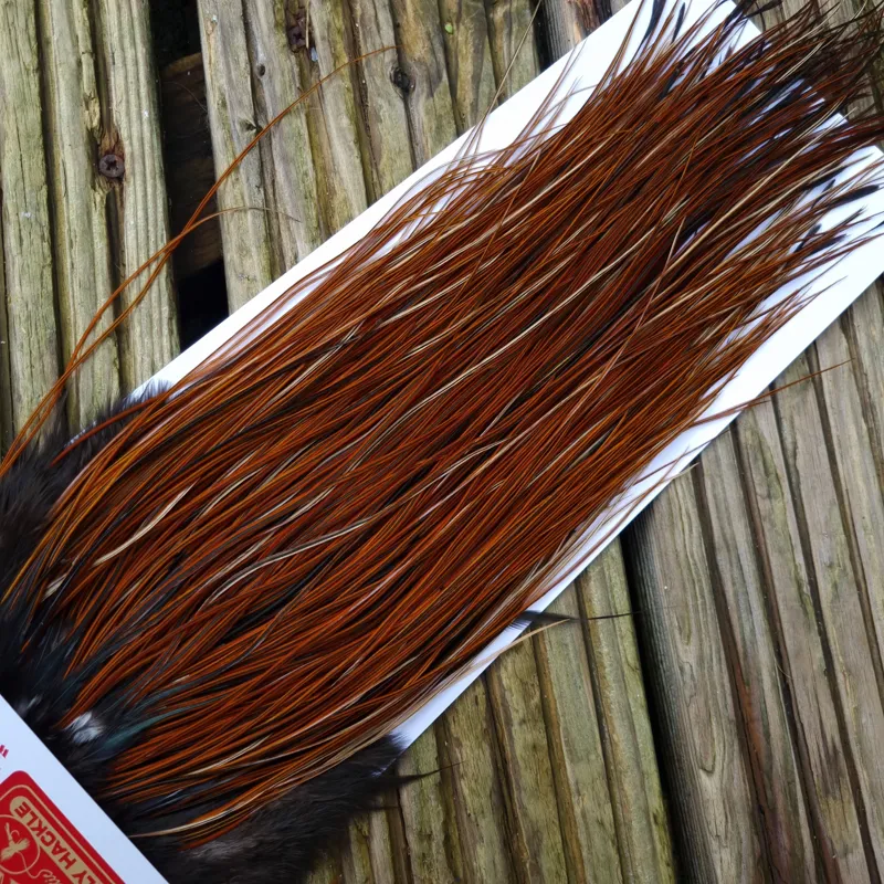 Whiting Pro-Grade Midge Rooster Saddle in Furnace A Tying Approx 14/16/18/20 AND A FEW GOING SMALLER-6