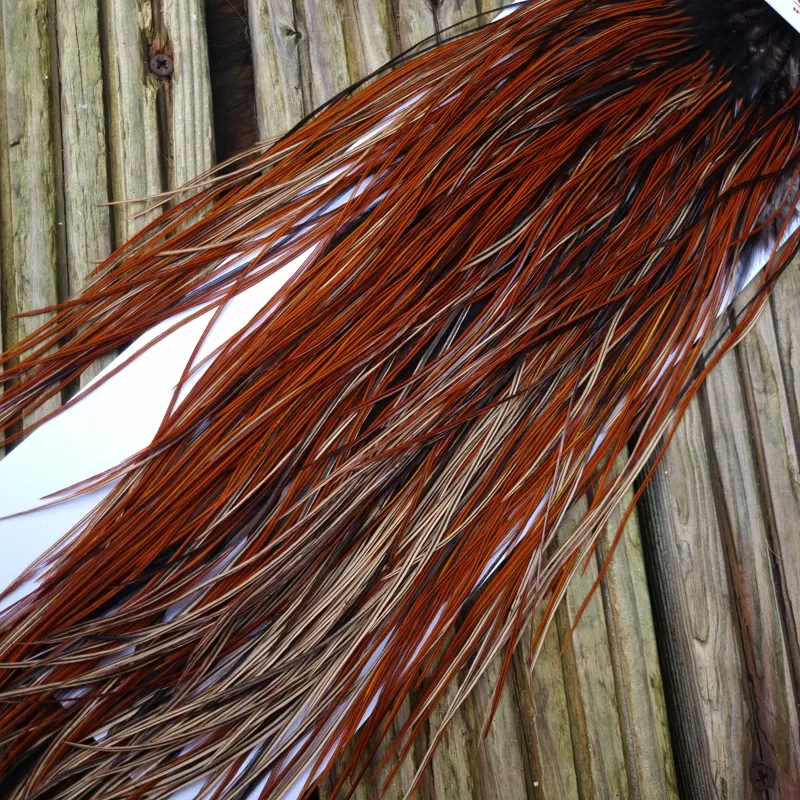 Whiting Pro-Grade Midge Rooster Saddle in Furnace B Tying Approx  Few12 and stuffed with 14 16 18 AND A FEW GOING SMALLER-3