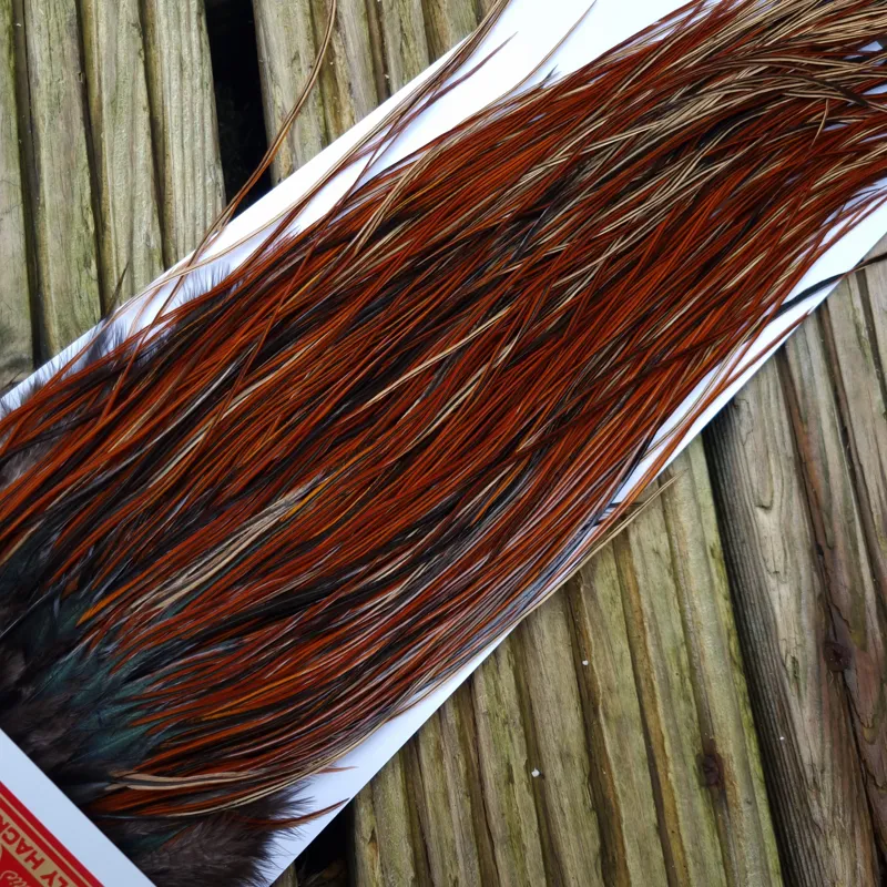 Whiting Pro-Grade Midge Rooster Saddle in Furnace B Tying Approx  Few12 and stuffed with 14 16 18 AND A FEW GOING SMALLER-6