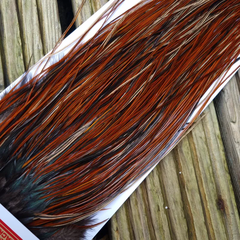 Whiting Pro-Grade Midge Rooster Saddle in Furnace B Tying Approx  Few12 and stuffed with 14 16 18 AND A FEW GOING SMALLER-2