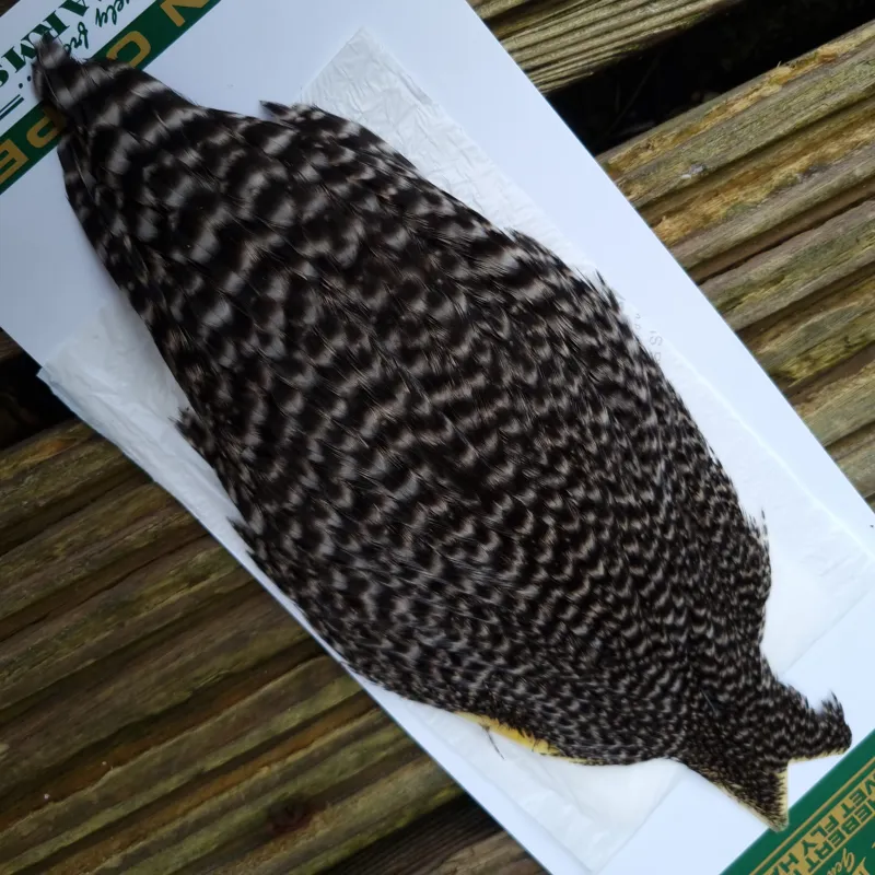 Whiting Hebert Miner Hen Cape in Grizzly B-1