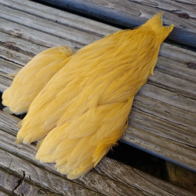 Whiting Exclusive WET Fly Hen Cape in Golden Straw-11