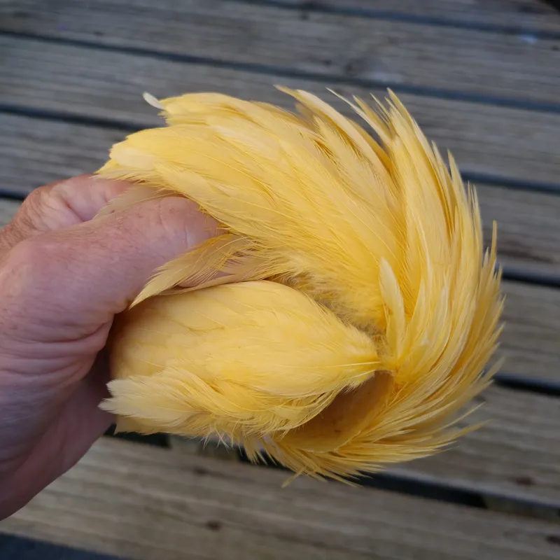 Whiting Exclusive WET Fly Hen Cape in Golden Straw-2