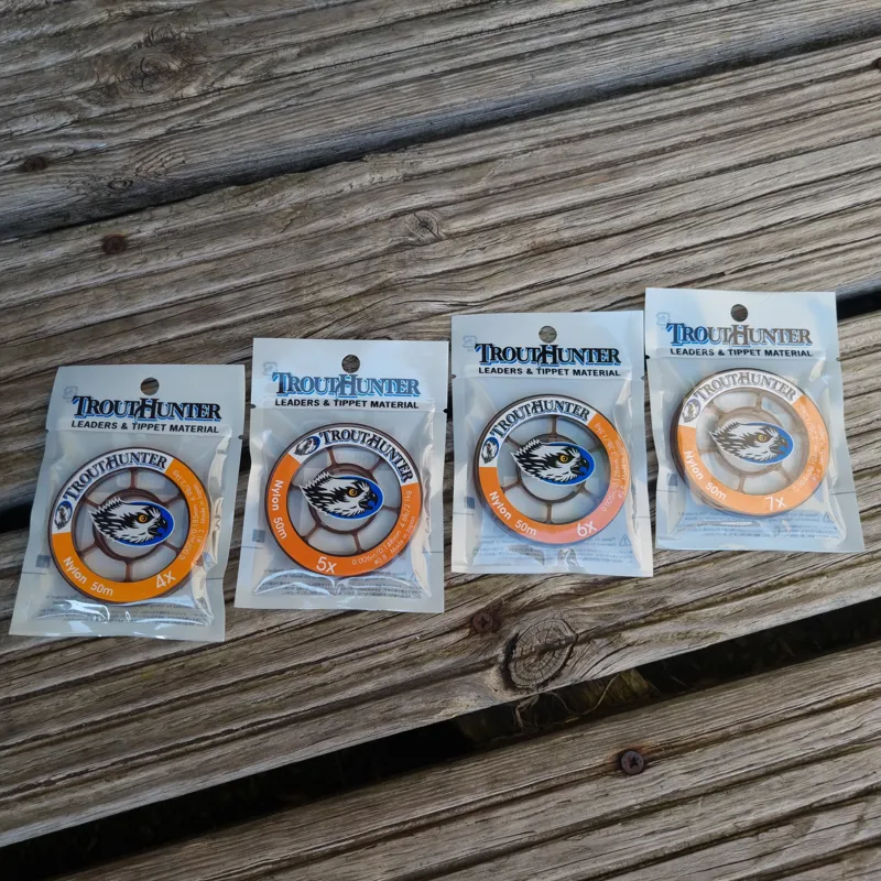 Trout Hunter Nylon Tippet 50m Spools