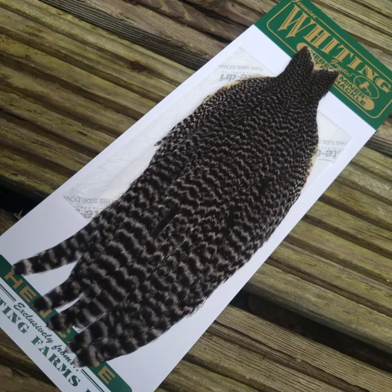 Whiting Hebert Miner Hen Cape in Grizzly C-2