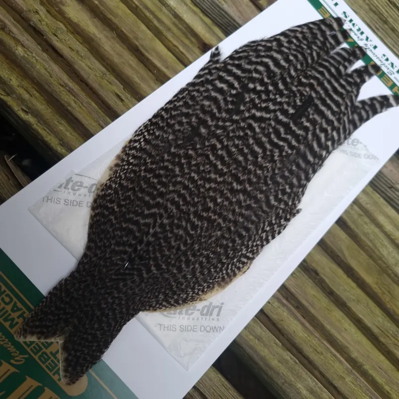 Whiting Hebert Miner Hen Cape in Grizzly C-1