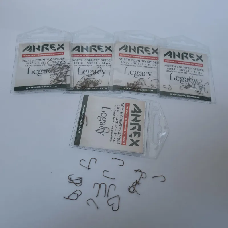 Ahrex LE810 Legacy North Country Spider Barbed Hook-2