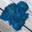 Whiting Coq de Leon Hen Soft Hackle with Chickabou in Speckled Kingfisher Blue