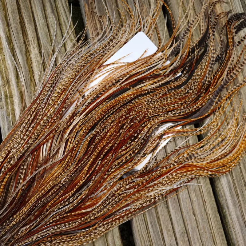 Whiting Heritage Hackles Rooster Saddle in Mixed Colours J Cree/Cree Variant/Furnace/Red Game/Dun Cree/Flecked Dark Ginger/Chocolate Brown Grizzly Tying approx 14/16/18 and YOU will find a few smaller -8