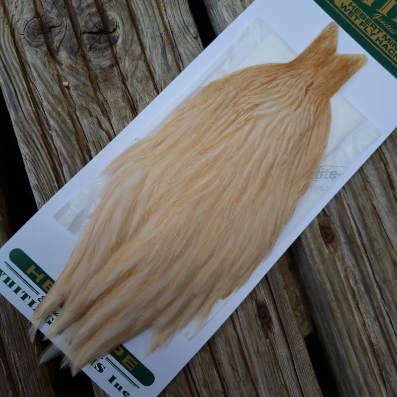 Whiting Hebert Miner Hen Cape in Light Ginger A