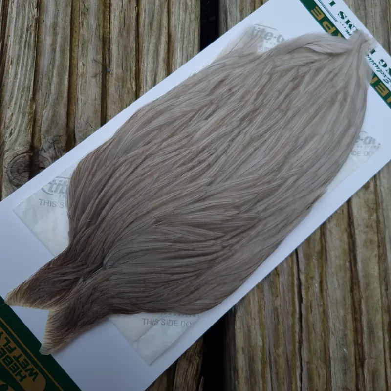 Whiting Hebert Miner Hen Cape in Light Gray Dun B-3