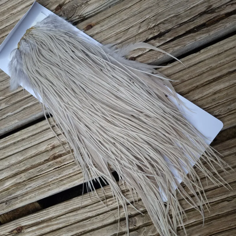Whiting Pro-Grade Midge Rooster Saddle in Light Dun B Approx Tying Sizes Few 14/16 -1