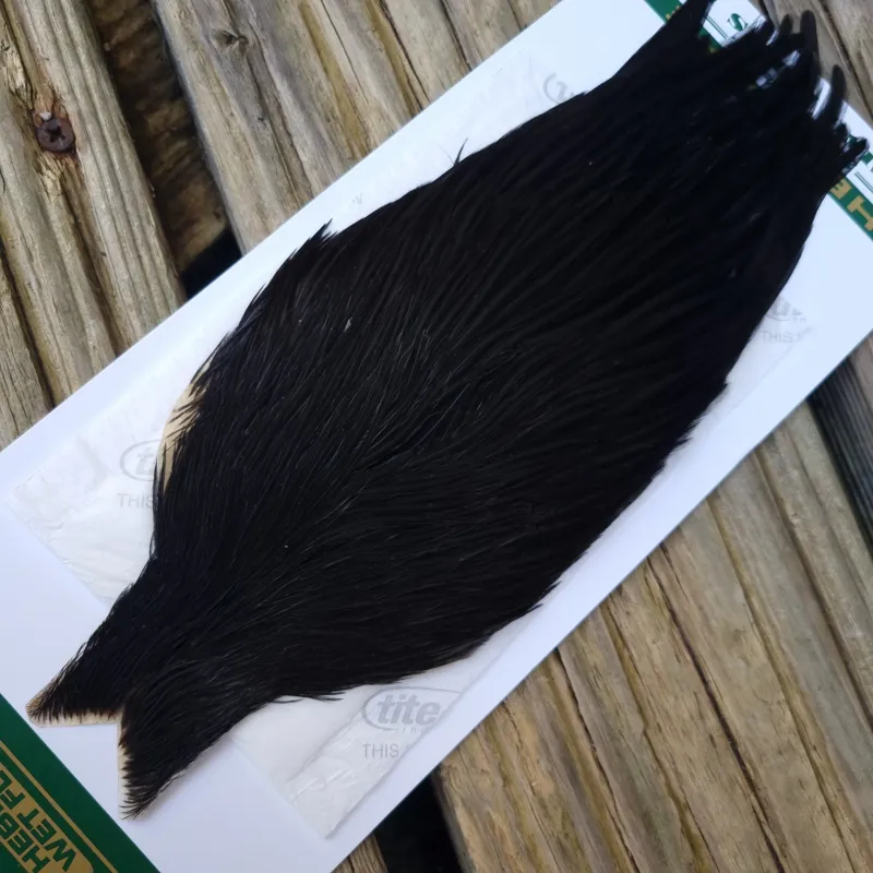 Whiting Hebert Miner Hen Cape in Natural Black A-2