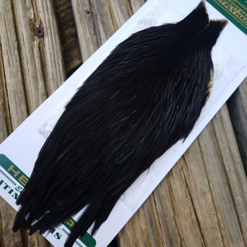 Whiting Hebert Miner Hen Cape in Natural Black A-3