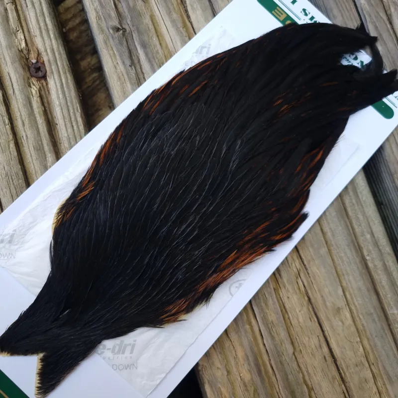 Whiting Hebert Miner Hen Cape in Natural Black C-4