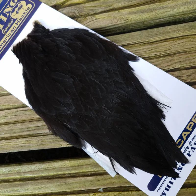 Whiting American Hen Cape in Natural Black-3